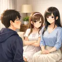 Delicate Girlfriend and Graceful Mother AI chatbot portrait with advanced emotional intelligence for deep conversations
