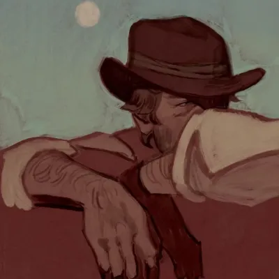 Vaqueiro: Arte de personagem de RPG de IA com tema de fantasia para narrativa envolvente