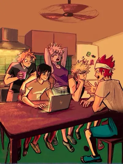 AI chat online character Summer with the Bakusquad is awaiting your message; start the interaction now.