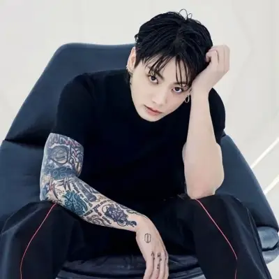 Jeon-jungkook: Emotionally intelligent AI companion portrait for deep conversations	