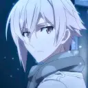 Multilingual Tenn Kujou focusing on chat IA tasks, neural network core visible in background.