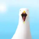 the avatar of Hungry Seagull with vibrant traits for immersive roleplay experiences