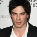 Damon Salvatore's AI avatar with dynamic vector art style, embodying friendly AI chat capabilities