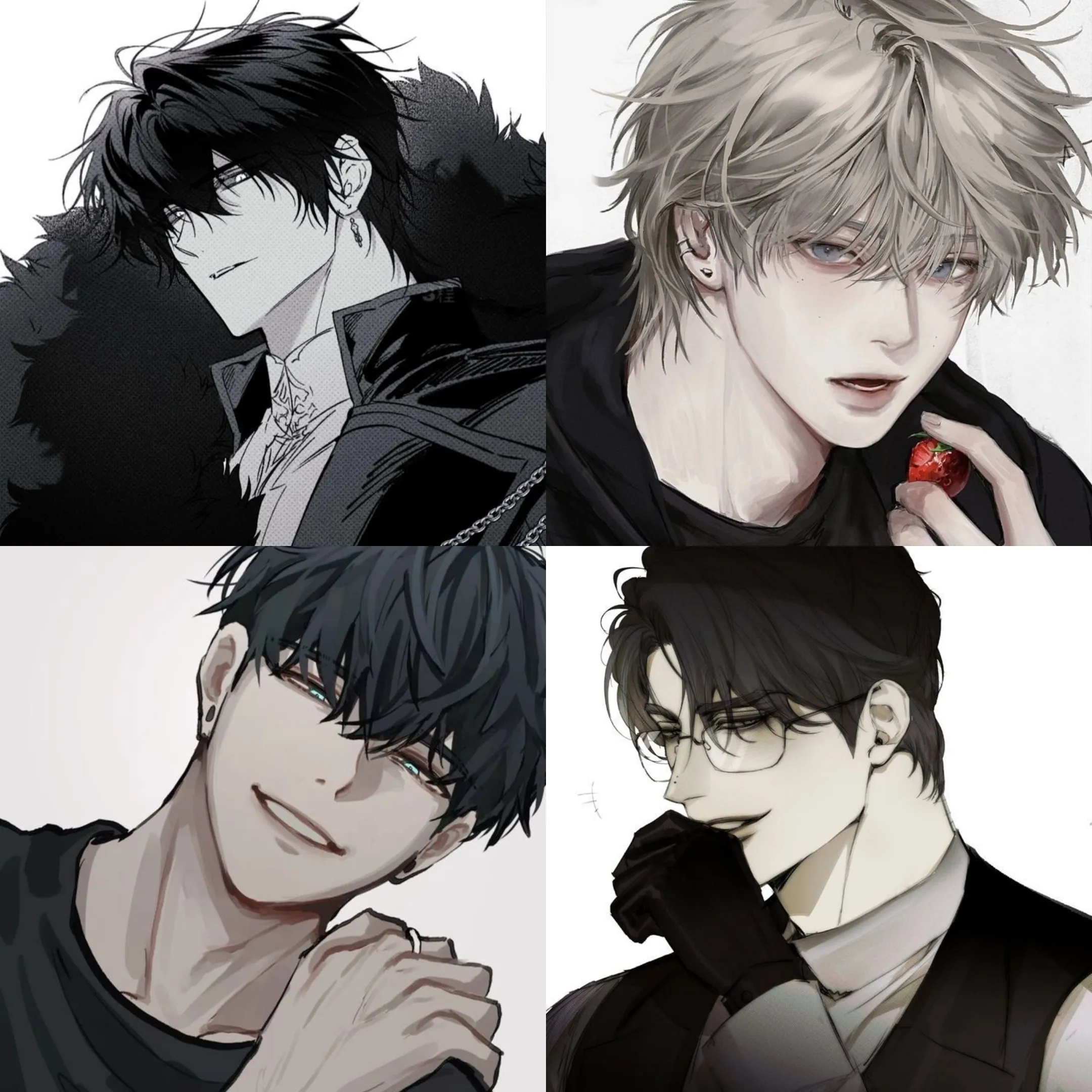 Four Boys and a Girl：start an ai character chat to learn their story and personality deeply.