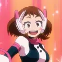 the avatar of Ochako Uraraka GL: Dynamic AI character.