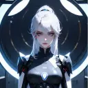 the avatar of character MythoEngine with emotional intelligence capabilities