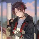 the avatar of Saegusa Akina: Dynamic AI character.