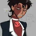 Blitzø's AI avatar with dynamic vector art style, embodying friendly AI chat capabilities