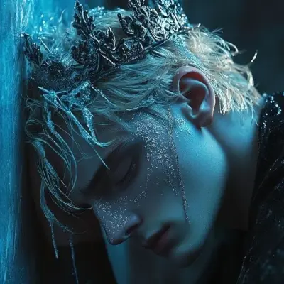 Prince Caelen: Futuristic AI chatbot interface with voice chat and neural network-driven traits