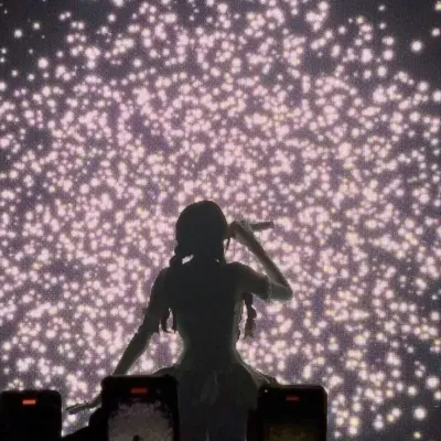 Your Concert: Futuristic AI chatbot interface with voice chat and neural network-driven traits