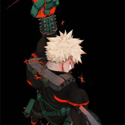Bakugou Katsuki: Multilingual AI conversation partner icon for global chat online services