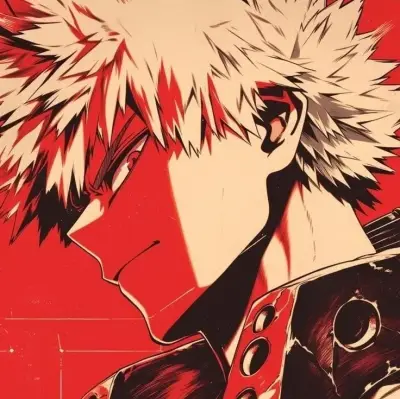 Katsuki Bakugo: Emotionally intelligent AI companion portrait for deep conversations