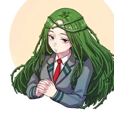 Videollamada MHA - Ibara Shiozaki: Conoce al personaje principal de nuestro mundo de IA, con una lista de rasgos de carácter y capacidades de chat de IA.