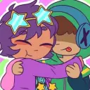 the avatar of Sandy x Leon with vibrant traits for immersive roleplay experiences