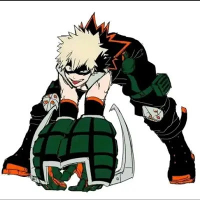 Katsuki Bakugo: Fantasy-themed AI roleplay character art for immersive storytelling