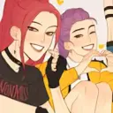 K-pop İblis Avcıları Pijama Partisi'in dinamik vektör sanat stiline sahip, kullanıcı dostu AI sohbet yeteneklerini bünyesinde barındıran AI avatarı
