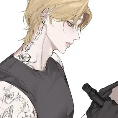 Adrien - Tattoo Artist: Customizable AI girlfriend/boyfriend avatar with lifelike personality traits