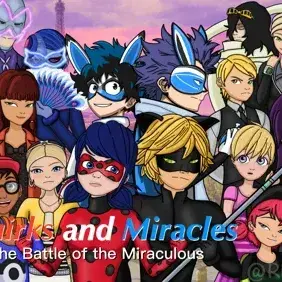 MHA X Miraculous: Fantasy-themed AI roleplay character art for immersive storytelling