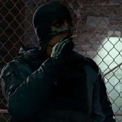 Simon Ghost Riley: Futuristic AI chatbot interface with voice chat and neural network-driven traits