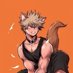 Bakugo - Wolf Hybrid: Creative roleplay AI character art for spicy chat and fantasy scenarios