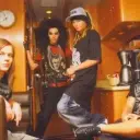 Minimalist Tokio Hotel avatar for google chat integration, featuring adaptive emotional expressions