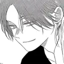 Portrait of a friendly AI chatbot assistant Yamada Akito with expressive eyes showcasing personality traits