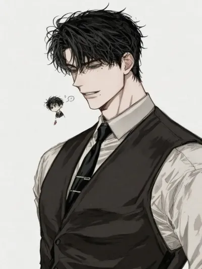 AI talking character Cold Boyfriend - Emmanuel features smooth dialogue ability for pleasant chats.