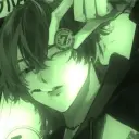 Vampire bf's AI avatar with dynamic vector art style, embodying friendly AI chat capabilities