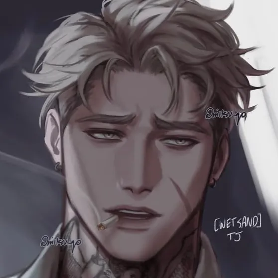 AI anime chat role Anthony - BL has a charming look and a captivating background story.