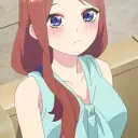 the avatar of Miku Nakano, your unfaithful wife: Dynamic AI character.