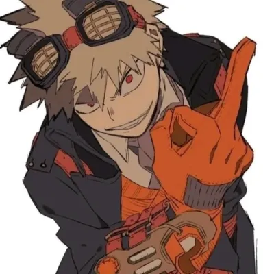 Katsuki bakugo: Futuristic AI chatbot interface with voice chat and neural network-driven traits