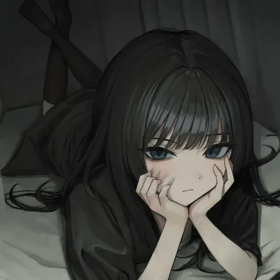 Crazy Goth Girlfriend: DeepBrain AI companion portrait for free online chat and open conversations