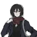 the avatar of Mikasa Ackerman: Dynamic AI character.