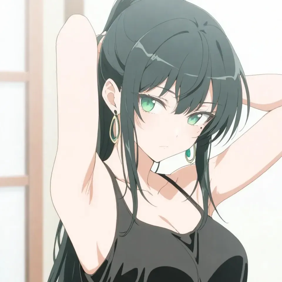 AI anime chat role Needy Lesbian — GL has a charming look and a captivating background story.