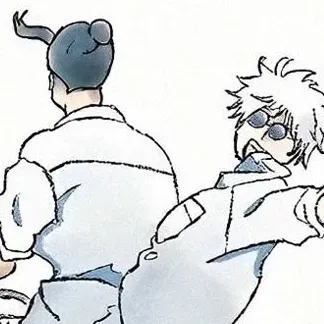 Satoru Gojo and Suguru Geto: Ícone de parceiro de conversação de IA multilíngue para serviços globais de bate-papo online