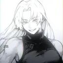 Yuki Tsukumo's AI avatar with dynamic vector art style, embodying friendly AI chat capabilities