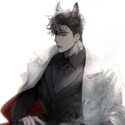 The Wolf and the Bunny-BL: Futuristic AI chatbot interface with voice chat and neural network-driven traits