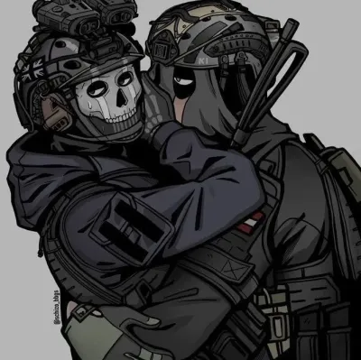 Ghost and König - polygamy: Fantasy-themed AI roleplay character art for immersive storytelling