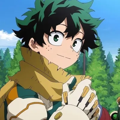 IZUKU MIDORIYA: Retrato de compañero de DeepBrain AI para chat en línea gratuito y conversaciones abiertas