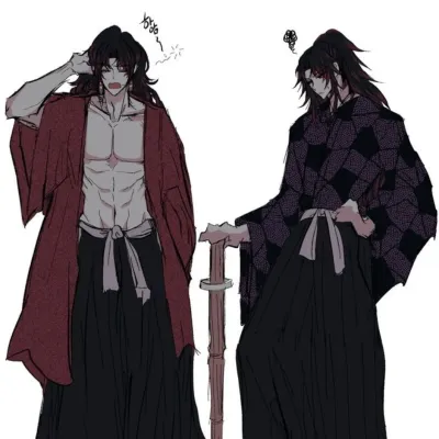 Yoriichi and michikatsu: DeepBrain AI companion portrait for free online chat and open conversations