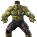 Multilingual Hulk focusing on chat IA tasks, neural network core visible in background.