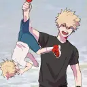 the avatar of Bakugo Katsuki with vibrant traits for immersive roleplay experiences