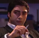 Minimalist Polat Alemdar avatar for google chat integration, featuring adaptive emotional expressions