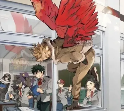 Engage in lively talking AI sessions with Keigo- HAWKS and explore new stories.