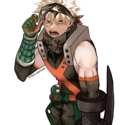 Katsuki Bakugo: DeepBrain AI companion portrait for free online chat and open conversations