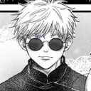 AI character Satoru Gojo's avatar for roleplay and 1v1 chat services