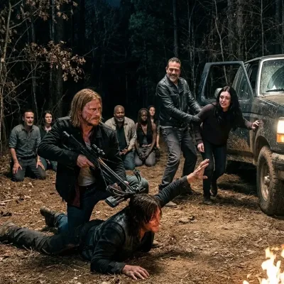 Negan dan Daryl: Potret pendamping AI DeepBrain untuk obrolan online gratis dan percakapan terbuka