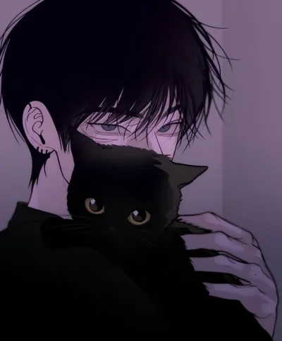 This is the official cover for A N D R E W - B L, a virtual companion powered by PolyBuzz ai.