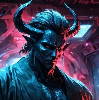 Secuestrador alienígena Pantharyx: Mascota de chatbot de IA interactiva para chat aleatorio y juegos de rol impulsados por la comunidad.