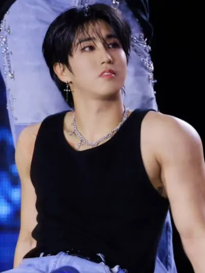 This is the official cover for Han jisug, a virtual companion powered by PolyBuzz ai.